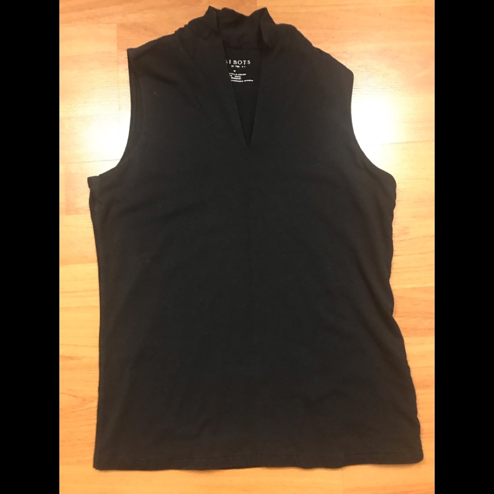 Talbots | Black Sleeveless Shirt